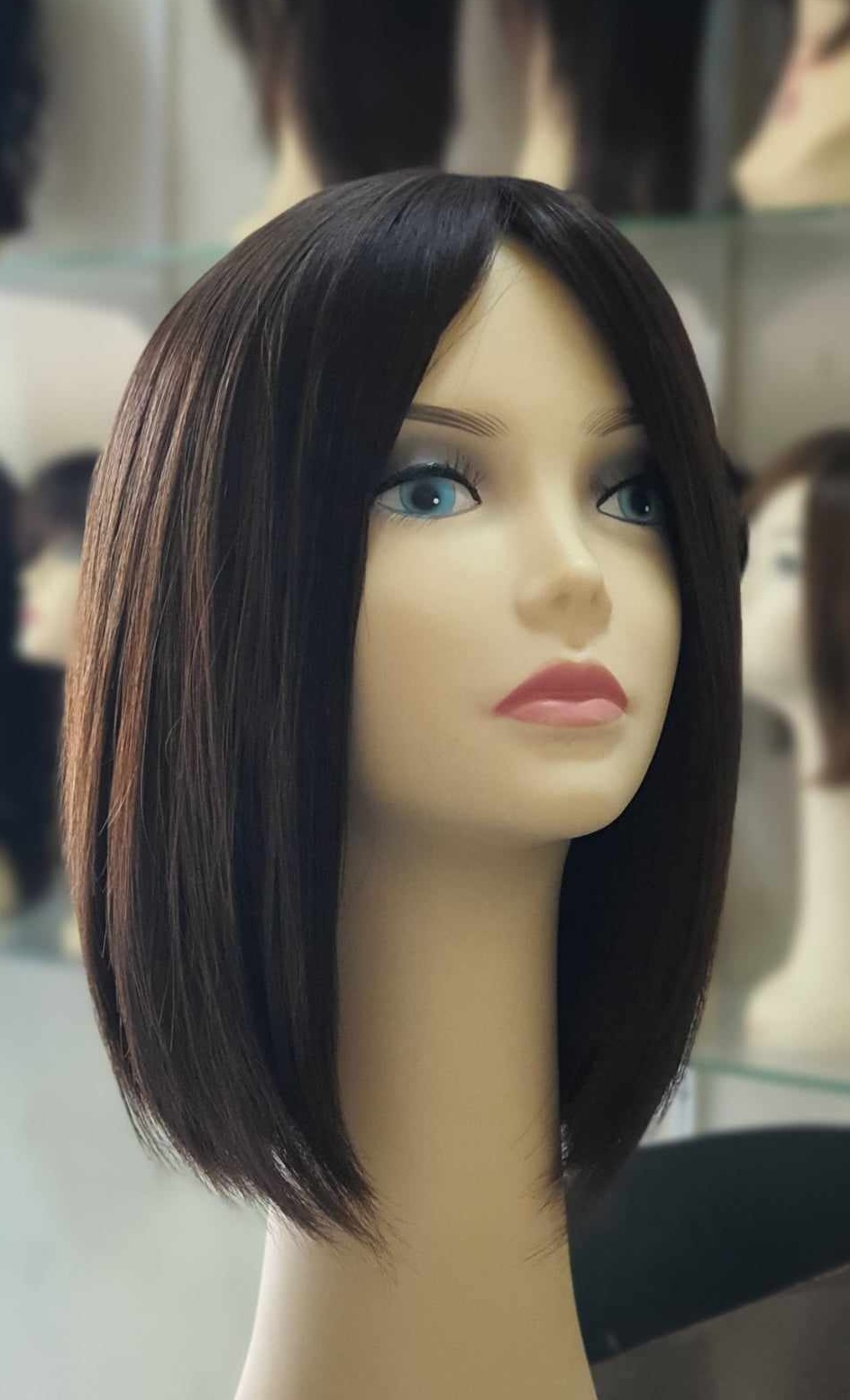 Peluca media lisa